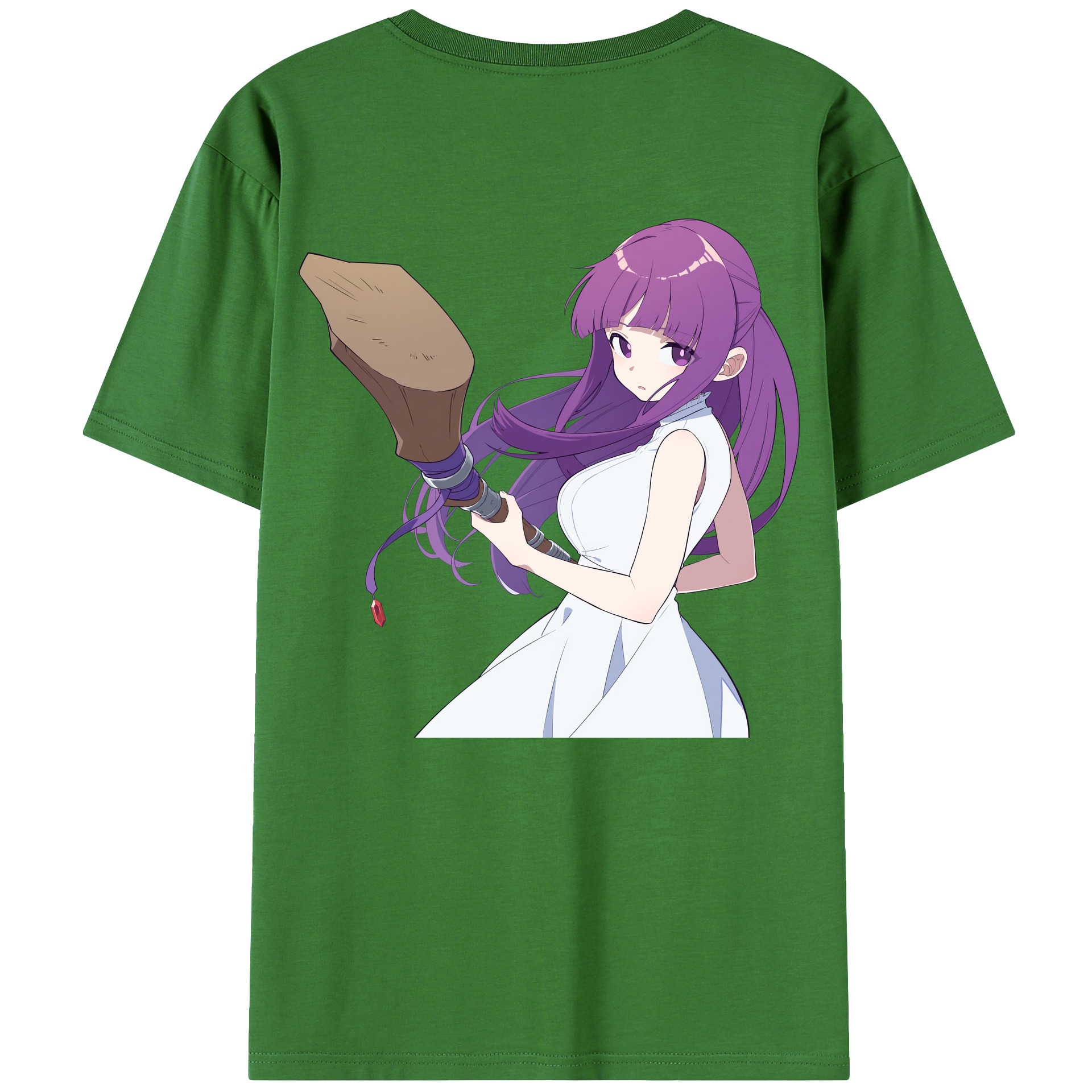（画像用） 葬送のフリーレン Frieren レディース半袖Tシャツ(バックプリント)